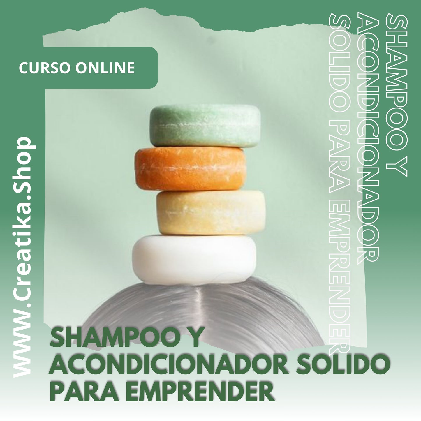 Shampoo y acondicionador Solido para Emprender